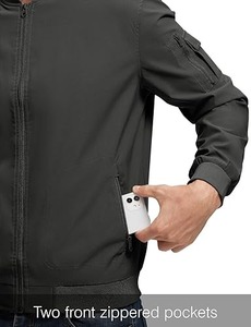Hip Hop Bomber <b>Jacket</b> <b>Men</b> Women <b>Summer</b> Patchwork Color Block Waterproof Breathable Hooded Lightweight Canvas Zip Streetwear - Product Image 4