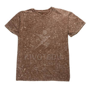 Logo personnalisé T-shirt en coton délavé à l'acide de haute qualité T-shirts délavés à l'acide surdimensionnés pour hommes à vendre - Product Image 1