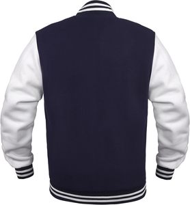 2026 Men's Vintage Street Wear Hooded Varsity Letterman Baseball Bomber <b>Jacket</b> <b>Canvas</b> Stand Collar Regular Fit - Product Image 6