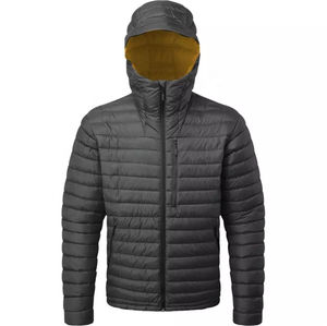Chaqueta acolchada de lona impermeable gruesa de alta calidad personalizada 2025, abrigo de invierno a prueba de viento, abrigo corto con capucha estampado nuevo - Product Image 1