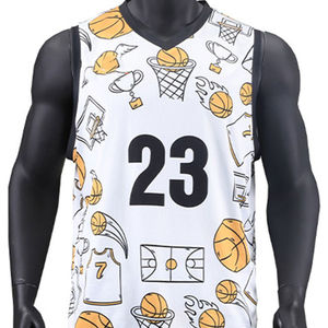 Ensemble de maillot de basket-ball athlétique, short respirant à séchage rapide, vêtements de sport en gros - Product Image 5