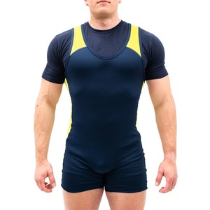 Combinaisons de musculation et de powerlifting sur mesure pour hommes - Combinaison de musculation pour soulever des poids lourds, développé couché, spandex/polyester - Product Image 2