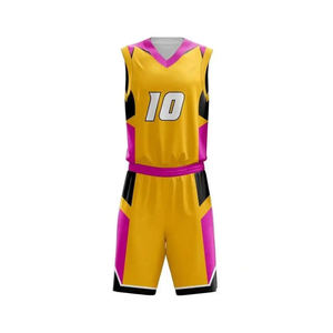 Maillot de basket-ball en polyester léger OEM design vierge vêtements d'équipe pour jeunes vêtements de sport respirants uniformes de basket-ball pour adultes - Product Image 2