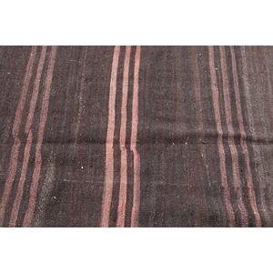 พรมตุรกีวินเทจ ขนาด 3.9x12.6 ฟุต สีน้ำตาลลายคิลิม - Product Image 5