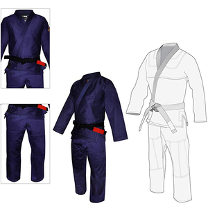 Uniforme de Judo Unisex cómodo de alta calidad con cinturón Multi-Color Martial Arts Top Wear - Product Image 2