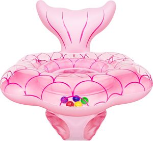 Top Rated 25.6 Inch Infant Pool Float Extra Wide Safety Anti Flip Baby Swim Trainer <b>Inflatable</b> Float for 6 to 36 Months Kids - Product Image 6