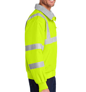 Chaqueta de Trabajo Unisex de Alta Visibilidad, Transpirable, Reflectante, Antiestática e Ignífuga, de Poliéster, para Mecánicos, al por Mayor - Product Image 2