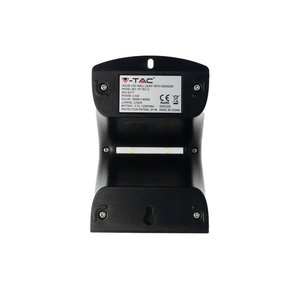 Faretto a parete a LED ricaricabile con pannello solare, sensore di movimento PIR, sensore crepuscolare, 1.5W, bianco neutro, IP65 Outdoor- - Product Image 4