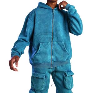 Ensemble de survêtement homme en polyester/coton, imprimé, délavé à l'acide, respirant et léger, dernière conception, vente en gros OEM - Product Image 4