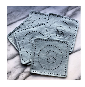 Posavasos de lino para artesanías, posavasos de lino - Product Image 1