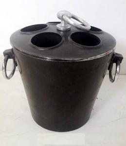 Enfriador de vino para bebidas con patas de plata de ley victoriana, en última instancia, hecho a mano de metal de aluminio para casas de lujo, hoteles - Product Image 6