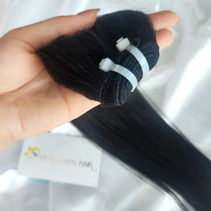 วิกต่อผมมนุษย์ทรงตรงแบบคู่ทำจากธรรมชาติธรรมชาติแบบเวียดนาม - Product Image 1