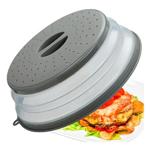 ฝาครอบไมโครเวฟ, ฝาครอบกันน้ำกระเซ็น, ฝาครอบอาหารในเตาอบ - คละสี - Product Image 5