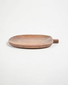 ถาดเสิร์ฟไม้มะม่วงสำหรับขนมขบเคี้ยวเครื่องดื่มสำหรับงานเลี้ยงที่บ้านหรือรับประทานอาหารกลางแจ้งปลอดภัยและจานที่ทันสมัย - Product Image 2