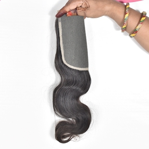 Fermeture de cheveux 2026 de luxe, cheveux bruts non traités, ondulation naturelle, aspect naturel, couleur noire, donneur unique, vierge, cuticules alignées, prix de gros - Product Image 6