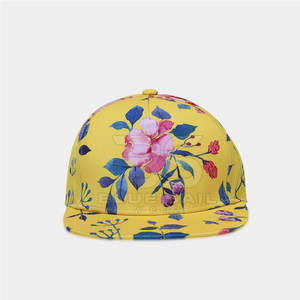 Chapeaux Snapback Offre Spéciale de qualité supérieure quantité minimale de commande bas Chapeaux Snapback de taille adulte Chapeaux Snapback à imprimé floral - Product Image 2