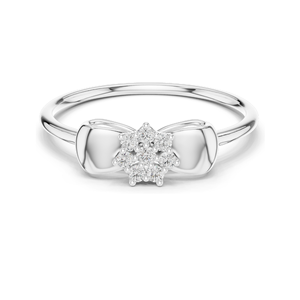 Bague pour femme en diamant de laboratoire 0,085 CT, clarté VVS-VS EF, or 18 carats, 14 carats, 10 carats et argent 925, moissanite et diamant de laboratoire - Product Image 2