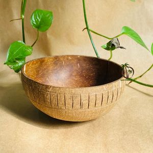 Bol en coquille de noix de coco naturelle, LOGO personnalisé sur demande, haute qualité, vente en gros du VIETNAM, décoration de la maison - Product Image 2
