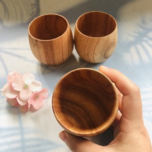 Taza de madera Natural hecha a mano ecológica para café, té y agua, utensilio de vajilla artesanal de Vietnam - Product Image 4