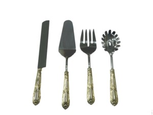Ensemble de couverts de fête en acier inoxydable de style américain, nouveau design, durable - Product Image 5