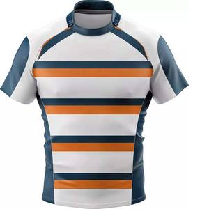 Camiseta de Rugby Sublimada para Hombre, Diseño Nuevo 2025, Precio al por Mayor, Ropa Deportiva, Ropa de Rugby, Material de Poliéster - Product Image 5