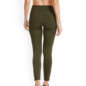 High Quality Women Yoga <b>Leggings</b> Custom Logo Mid Elastic Closure-Eco-Friendly Lightweight Full Length New Stock Reasonable Price - Product Image 2