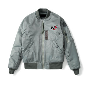New Design Stand Collar Bomber <b>Jackets</b> For <b>Men</b> Long Sleeves Full Zipper <b>Men</b> Bomber <b>Men's</b> <b>Jackets</b> - Product Image 1