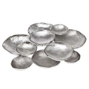 Grands bols en métal de qualité luxueuse texture martelée plaqué or résistance à la chaleur pour servir des fruits secs bonbons pour la maison hôtel - Product Image 5