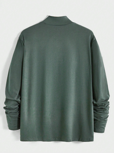 Wholesale 100% Cotton Plain O Neck Full Sleeve <b>Tshirt</b> Men Long Sleeve T Shirt Custom t Shirt for Men's - Product Image 2