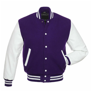 Vente en gros de veste de baseball Letterman Varsity personnalisée pour hommes avec manches en cuir respirant grande taille saison estivale - Product Image 3