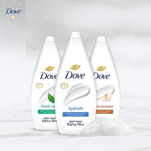 โดฟ สเปรย์อาบน้ำแบบใช้แล้วทิ้ง รุ่นรักษ์โลก แพ็ค 3 ขวด ขนาดประหยัด หลากหลายสูตร บำรุงผิวชุ่มชื้นและสดชื่น ขนาด 25.36 ออนซ์ ต่อขวด - Product Image 5