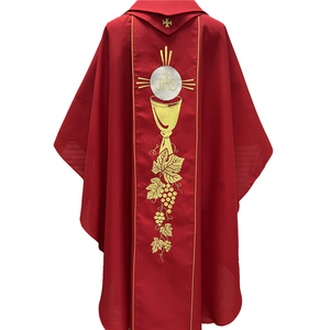 คาสซูลโล่ชาสเซิลข้อความแบบวินเทจเสื้อคลุมเสื้อคลุมเสื้อคลุมเสื้อคลุมพร้อมเสื้อคลุมเสื้อคลุมสำหรับพระสงฆ์ฉลอง - Product Image 3