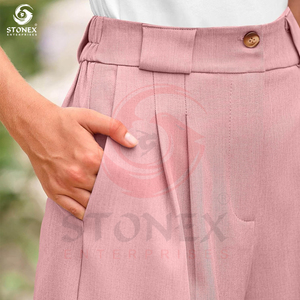 Women Summer Loose Casual Shorts <b>Drawstring</b> Waist Pockets Plus Size Short Summer Thin Shorts - Product Image 3