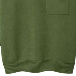 Mariner Sweater Green: vibrant mais subtil, ce pull respirant et confortable est côtelé pour un look décontracté et soigné. - Product Image 6