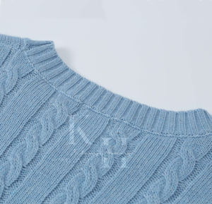 Jersey de mezcla de lana cálido personalizable para hombre, prendas de punto de tacto suave con opciones de marca - Product Image 4