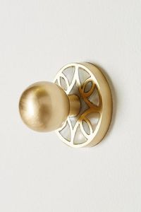 Hot Sale Round Brass Plated Tableware <b>Cabinet</b> <b>Knobs</b> for Kitchen Drawers Dressers Bedrooms Hotels Exteriors - Product Image 2