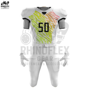 Uniformes américains sur mesure 100% polyester au design élégant Vêtements de sport de haute qualité Uniformes de football américain grande taille - Product Image 5