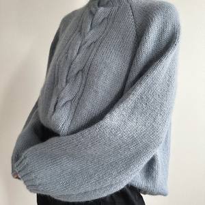 Alphatek chandails tricotés unisexes bleus de qualité supérieure Fabricant OEM Chandails fournisseur pour les marques vendeur chandail bon marché - Product Image 6