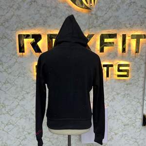 Custom Applique Embroidery Distressed Hoodie <b>Rhinestone</b> Zip up <b>Jacket</b> Acid Wash Vintage Washed Men Fleece Streetwear Hoodie - Product Image 2