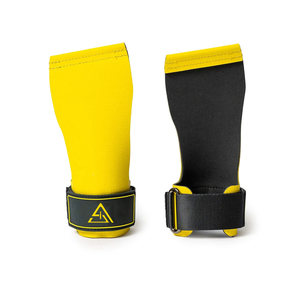 Poignée de main en cuir de vache personnalisée pour la gymnastique, la musculation, l'entraînement de force, la musculation, vente en gros - Product Image 3