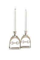 Bougeoir unique décoratif en métal nickelé pour la décoration de la maison Bougeoir fait main pour le support de bougie de pièce maîtresse de mariage