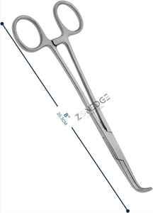 Fórceps hemostáticos de acero inoxidable, abrazadera pedicular para riñón, 18/20/13, 8/24 cm, pinzas arteriales, abrazaderas de bloqueo, herramienta de belleza, 1 Uds. - Product Image 4