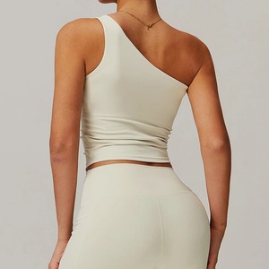 Sujetador deportivo de alto soporte para mujer con espalda cruzada ajustable y copas acolchadas para un rendimiento de máxima comodidad - Product Image 3