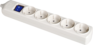 Multipresa bianca 3680W 5 prese senza fili 250V 16A (Solera 8005IL) - Product Image 1