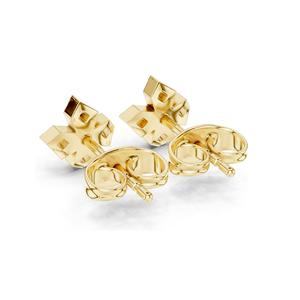 Boucles d'oreilles en forme de croix avec diamants cultivés en laboratoire, 0,184 CT, clarté VVS-VS, or 18 carats, 14 carats, 10 carats et argent 925, or rose, or jaune, or blanc - Product Image 6