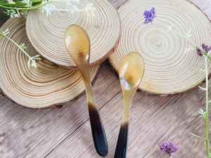 ช้อนฮอร์นที่ทันสมัยตามความต้องการของตลาดเครื่องใช้บนโต๊ะอาหารเครื่องใช้บนโต๊ะอาหารเครื่องครัวที่ดีที่สุดออกแบบเอง - Product Image 3