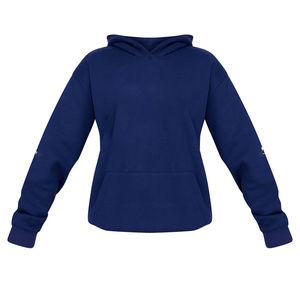 Ensemble survêtement décontracté d'hiver personnalisé avec sweat à capuche et pantalon de jogging, imprimé sérigraphié, pour femme, 100% coton molletonné - Product Image 5
