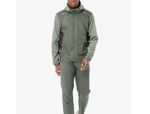 Ensemble coupe-vent pour homme en polyester et élasthanne de haute qualité, respirant, impression de logo personnalisée, vêtements de sport, vêtements d'hiver, ensembles OEM - Product Image 2