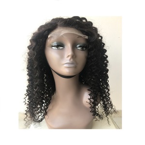 Peluca de Cabello Humano Remy Brasileño Virgen Indio con Ondas Profundas y Proceso de Vapor, Cierre 5x5, Encaje Transparente, Proveedor Mayorista - Product Image 1