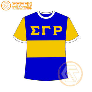 Venta al por mayor Sigma Gamma Rho mujeres camiseta hermandad ropa algodón Jersey alta calidad transpirable camiseta mujeres ropa griega - Product Image 3